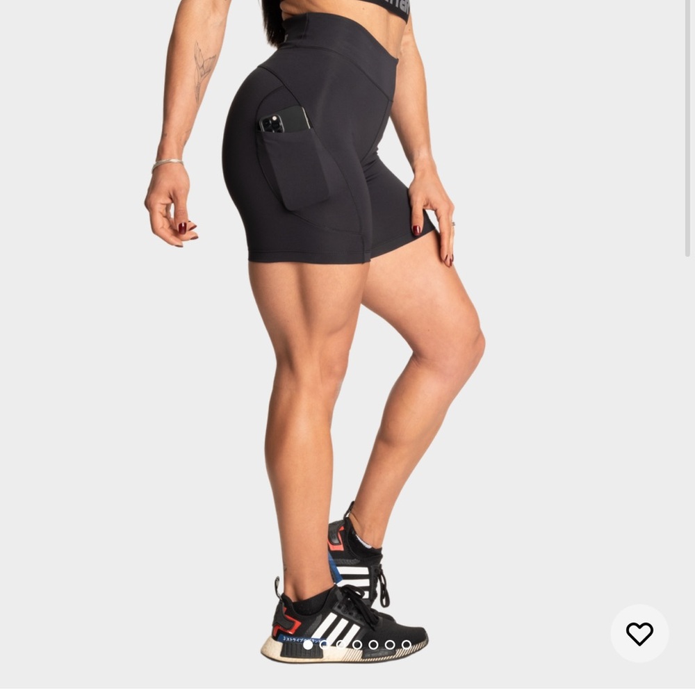 Better Bodies Black High Waist Shorts